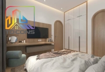 Thi công nội thất nhà phố hiện đại - Gia Đình Chị Nga (Mộc Hóa - Long An)