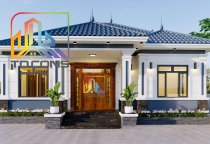 Thiết kế kiến trúc nhà a Trí ở Tiền Giang 