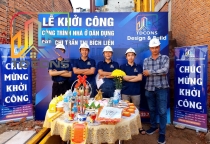 Thiết kế kiến trúc gia đình Anh Niềm- chị Hoa ( Tân Bình )