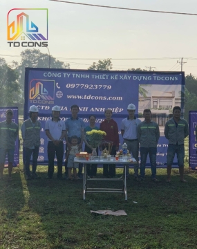 Thi công xây dựng Gia đình Anh Điệp (Tân Uyên)