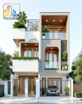 Thiết kế kiến trúc nhà anh Thảo (Vĩnh Long)