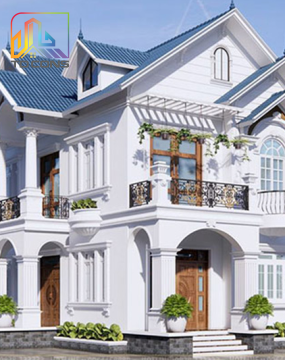 Thiết kế  kiến trúc Gia đình Chị Tiên - Biệt Thự Mái Thái 