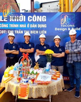 Thiết kế kiến trúc gia đình Anh Niềm- chị Hoa ( Tân Bình )