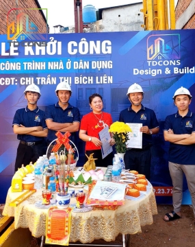 Thiết kế kiến trúc nhà a Trí ở Tiền Giang 