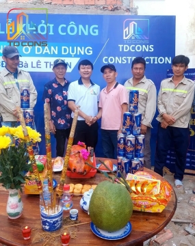 XÂY NHÀ TRỌN GÓI BÁC ẨN THỦ ĐỨC ( Khởi Công )