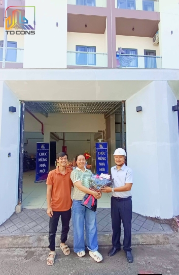 Bàn giao công trình CHDV cho gia đình Anh Thanh Chị Mỹ Ngữ _CĐT tại TP Thủ Đức